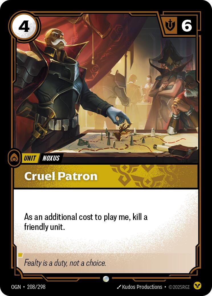 Cruel Patron [OGN - 208/298] - Atomili Collectables