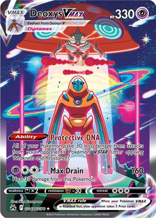Deoxys VMAX - Crown Zenith: Galarian Gallery - Atomili Collectables