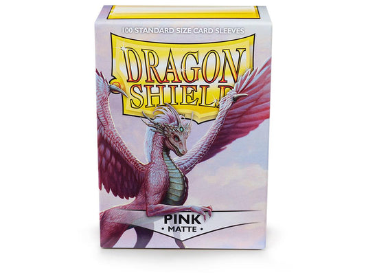 Dragon Shields: (100) Matte Pink - Atomili Collectables