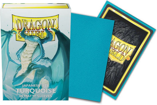 Dragon Shields Japanese (60) Matte - Turquoise - Atomili Collectables