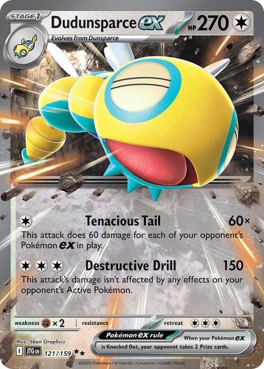 Dudunsparce ex - 121/159 [JTG - 121/159] - Atomili Collectables