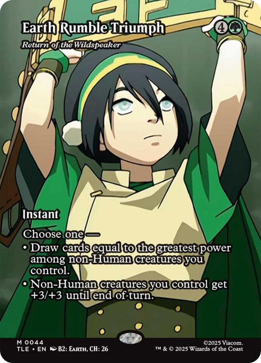 Earth Rumble Triumph - Return of the Wildspeaker (Borderless) [TLE - 44] - Atomili Collectables