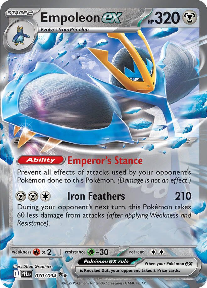 Empoleon ex - 070/094 [PFL - 070/094] - Atomili Collectables