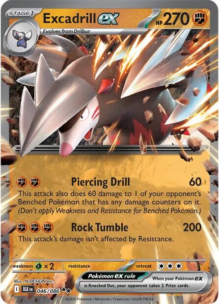 Excadrill ex [BLK - 046/086] - Atomili Collectables
