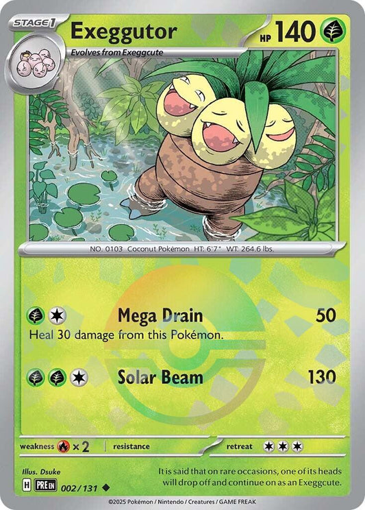 Exeggutor (Poke Ball Pattern) [PRE - 002/131] - Atomili Collectables