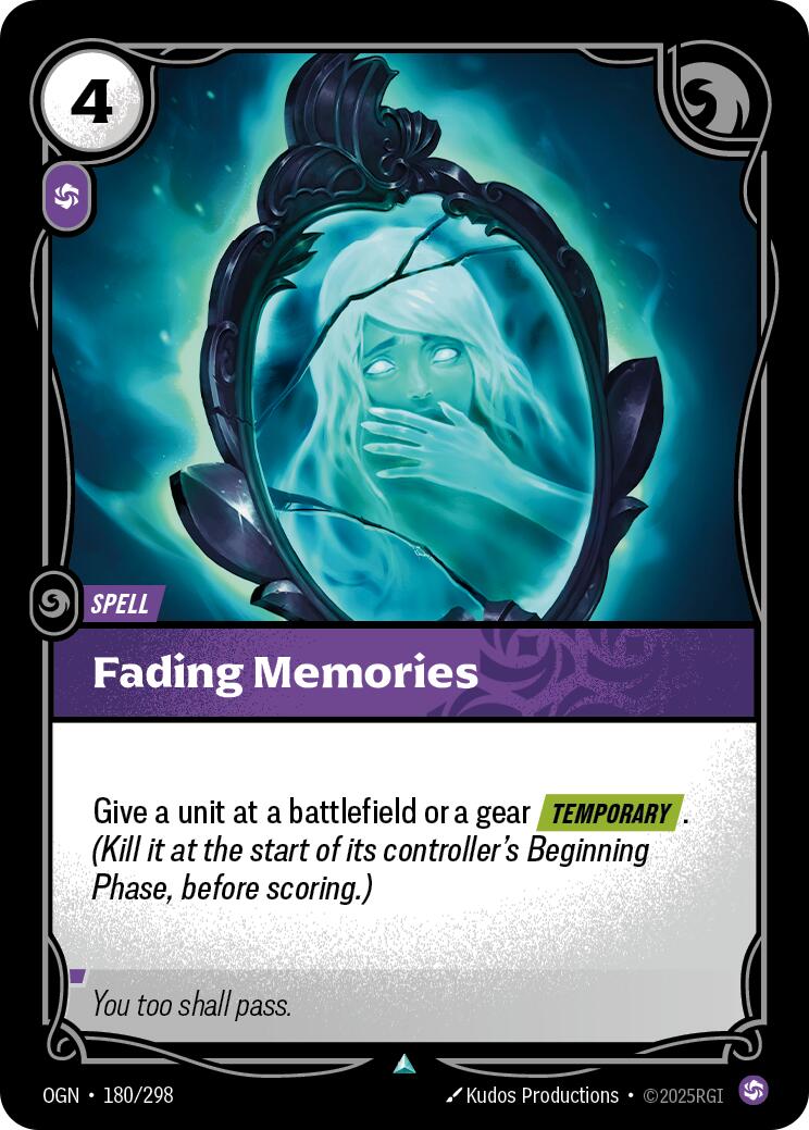 Fading Memories [OGN - 180/298] - Atomili Collectables