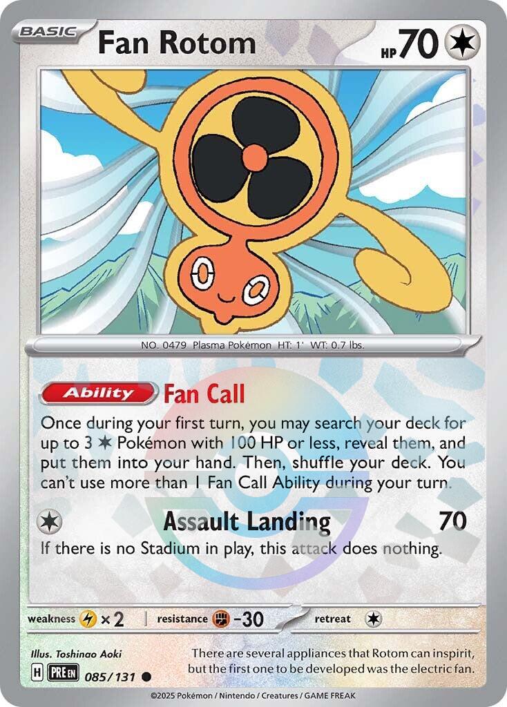 Fan Rotom (Poke Ball Pattern) [PRE - 085/131] - Atomili Collectables