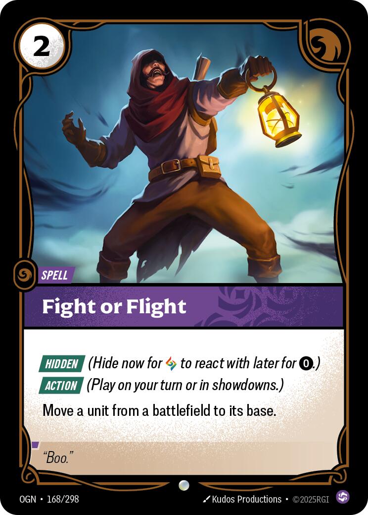 Fight or Flight [OGN - 168/298] - Atomili Collectables