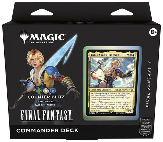 FINAL FANTASY Commander Deck - FINAL FANTASY X Counter Blitz - Commander: FINAL FANTASY (FIC) - Atomili Collectables