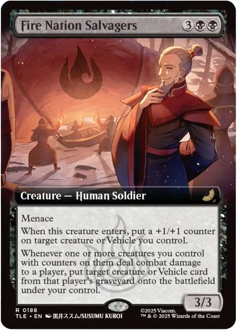 Fire Nation Salvagers (Extended Art) [TLE - 188] - Atomili Collectables