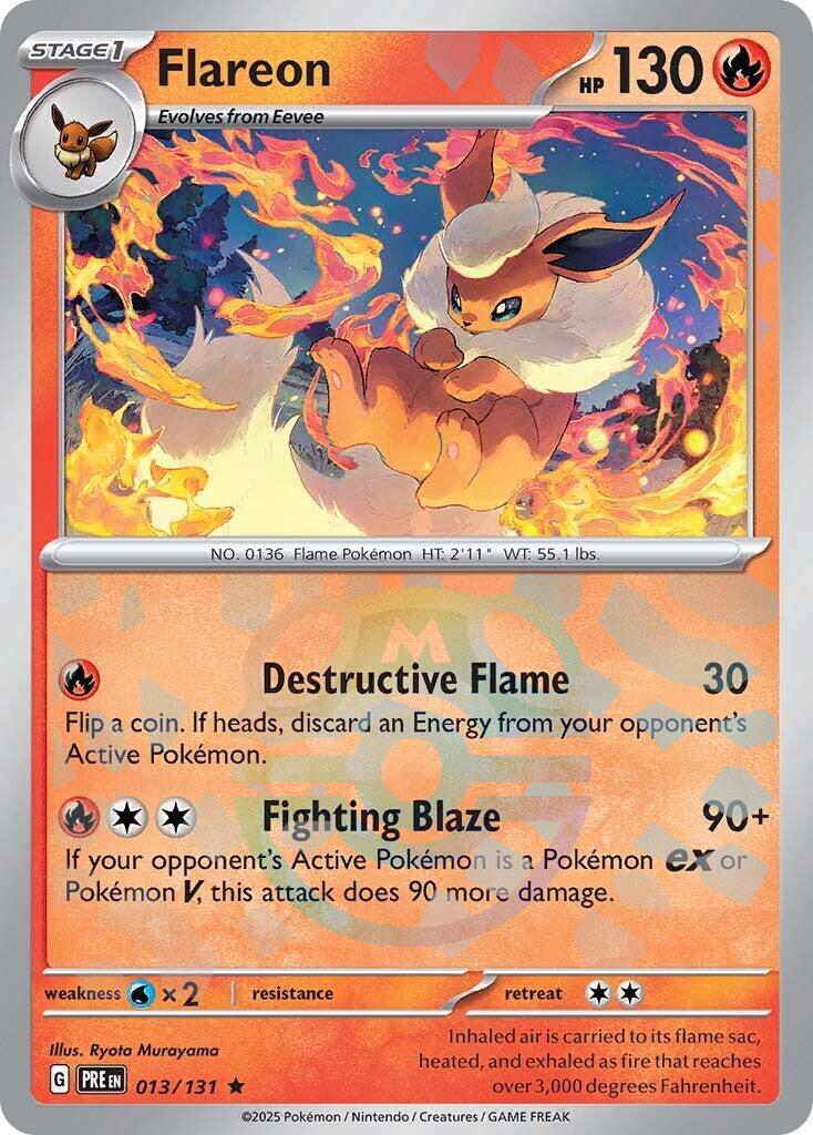 Flareon (Master Ball Pattern) [PRE - 013/131] - Atomili Collectables