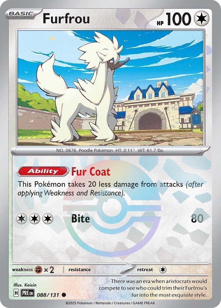 Furfrou (Poke Ball Pattern) [PRE - 088/131] - Atomili Collectables
