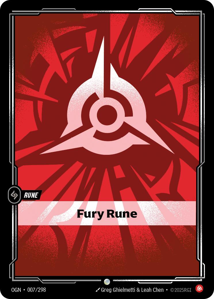 Fury Rune [OGN - 007/298] - Atomili Collectables