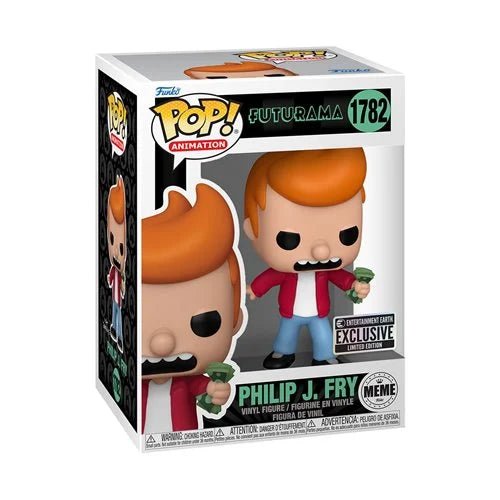 Futurama Philip J. Fry Meme Funko Pop! Vinyl Figure #1782 - Entertainment Earth Exclusive - Atomili Collectables