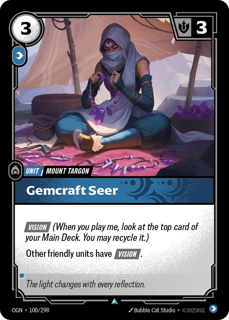 Gemcraft Seer [OGN - 100/298] - Atomili Collectables
