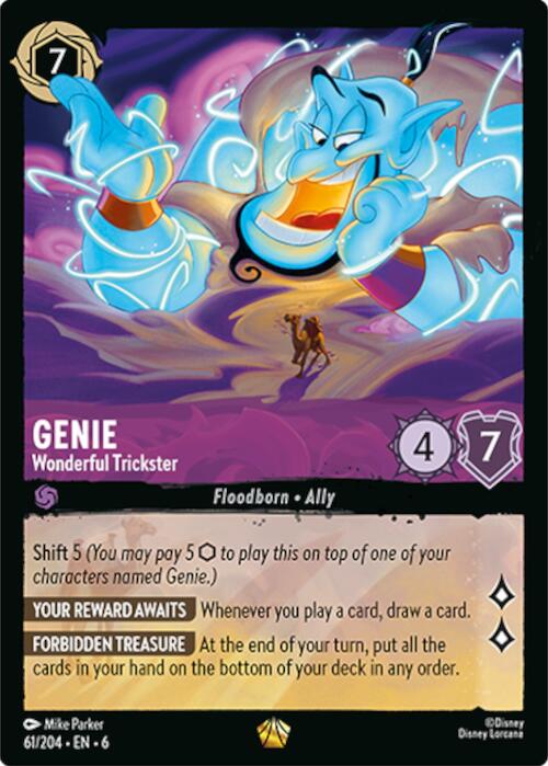 Genie - Wonderful Trickster [6 - 61/204] - Atomili Collectables
