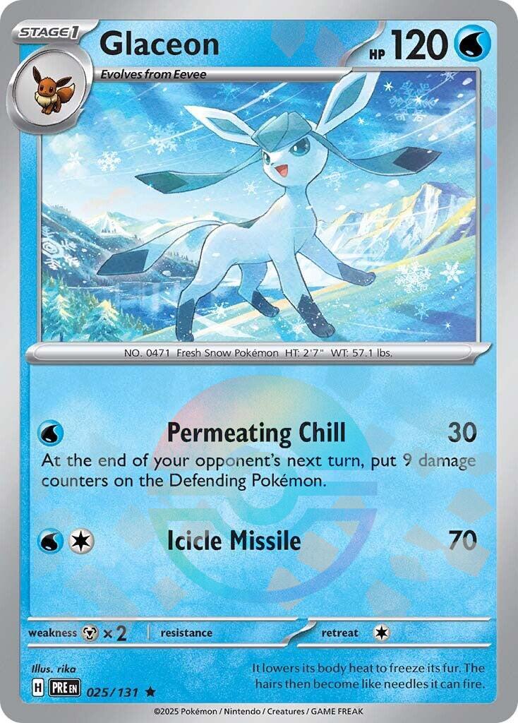 Glaceon (Poke Ball Pattern) [PRE - 025/131] - Atomili Collectables