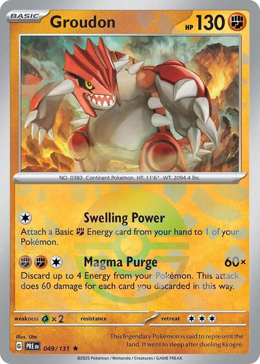 Groudon (Poke Ball Pattern) [PRE - 049/131] - Atomili Collectables