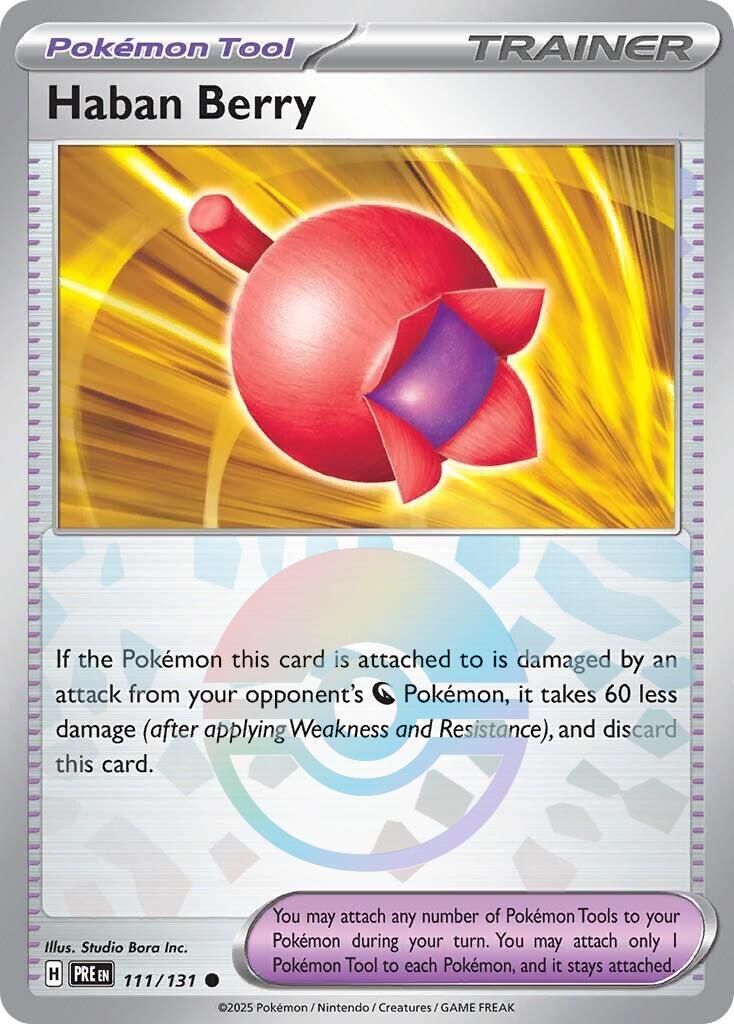Haban Berry (Poke Ball Pattern) [PRE - 111/131] - Atomili Collectables