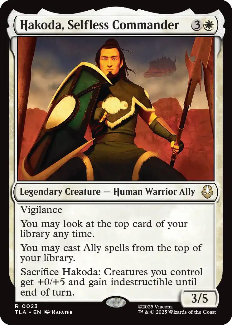 Hakoda, Selfless Commander [TLA - 23] - Atomili Collectables