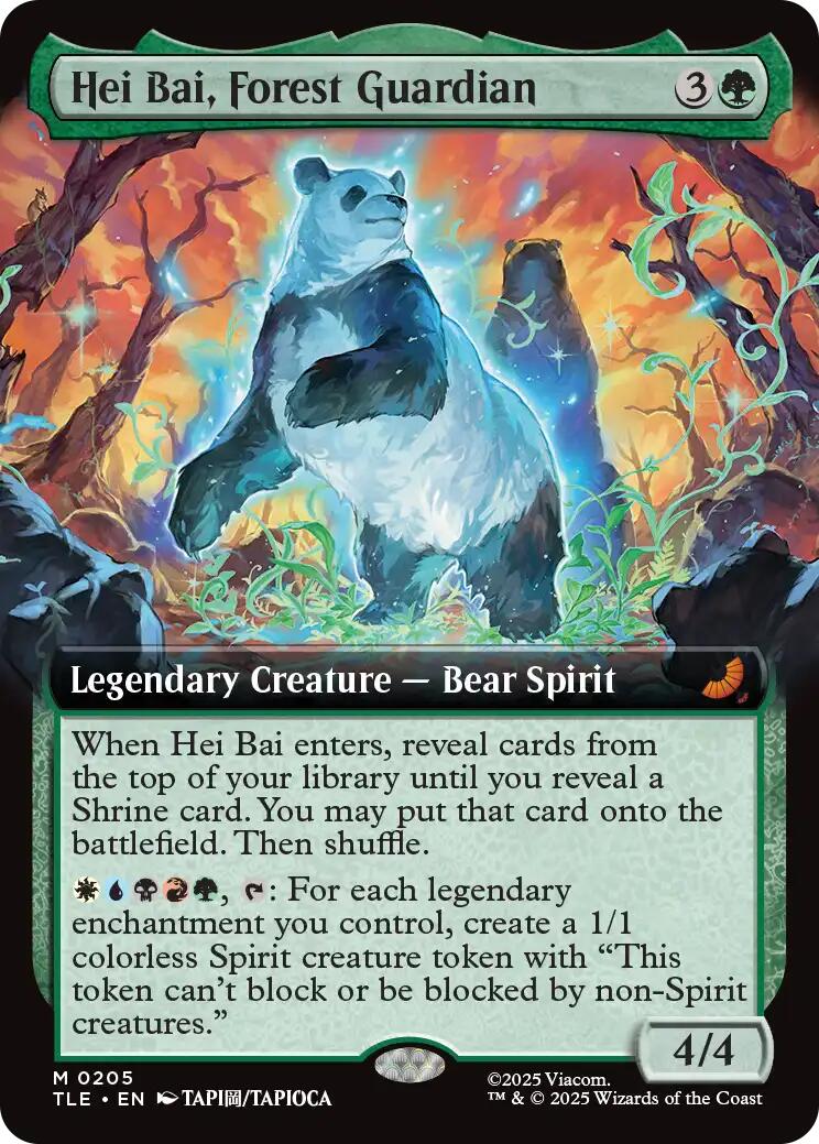 Hei Bai, Forest Guardian (Extended Art) [TLE - 205] - Atomili Collectables