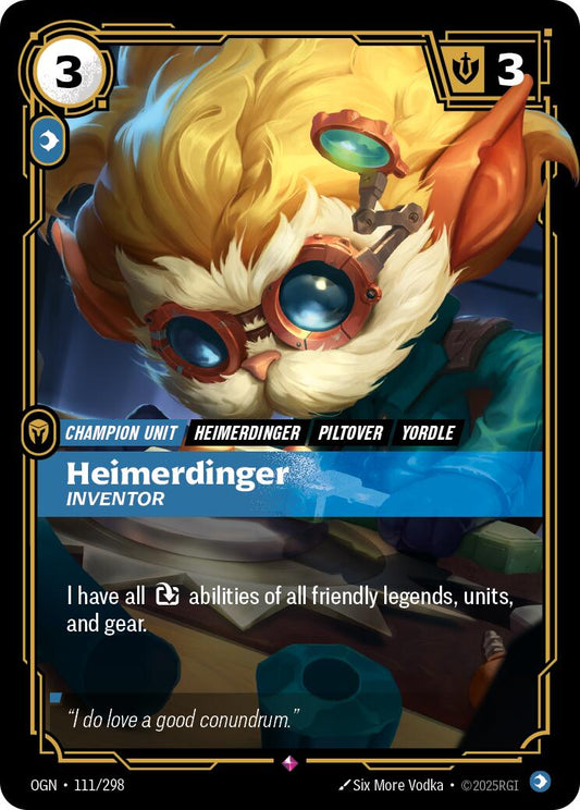 Heimerdinger - Inventor [OGN - 111/298] - Atomili Collectables