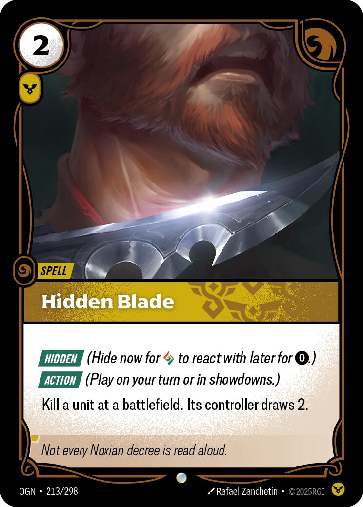 Hidden Blade [OGN - 213/298] - Atomili Collectables