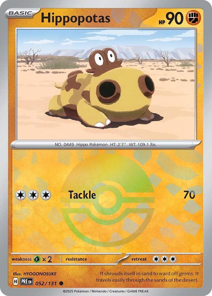 Hippopotas (Poke Ball Pattern) [PRE - 052/131] - Atomili Collectables