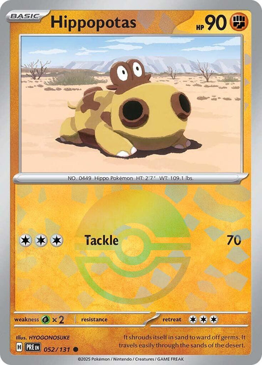 Hippopotas (Poke Ball Pattern) [PRE - 052/131] - Atomili Collectables