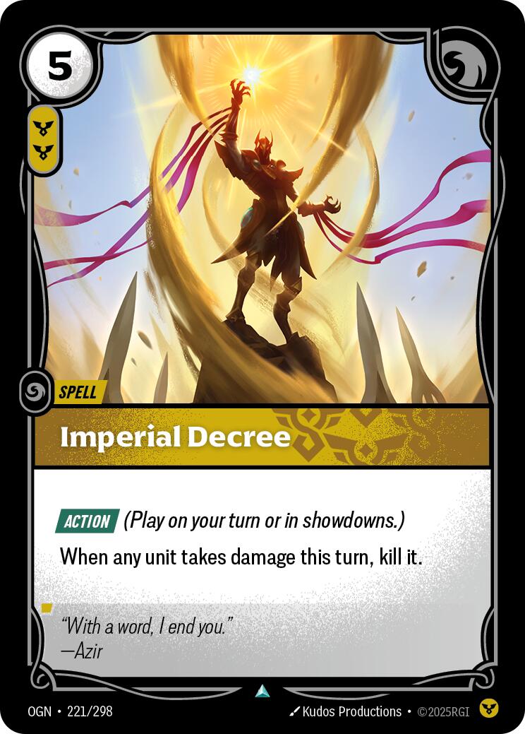 Imperial Decree [OGN - 221/298] - Atomili Collectables