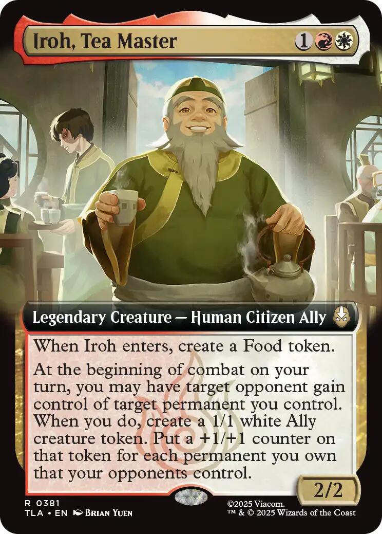 Iroh, Tea Master (Extended Art) [TLA - 381] - Atomili Collectables