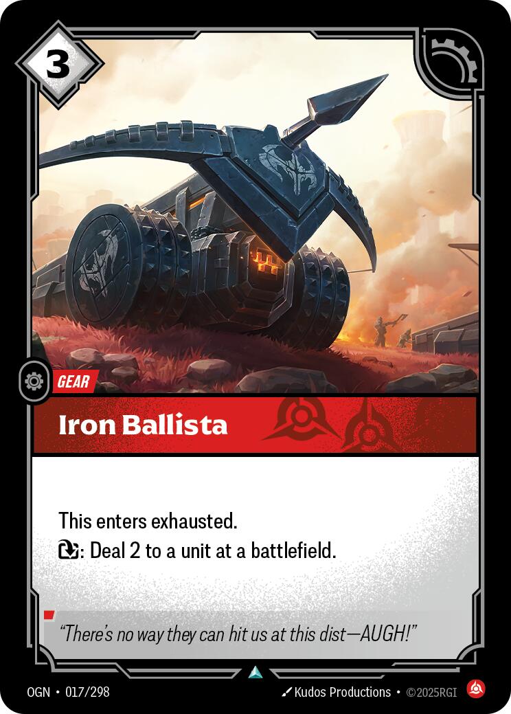 Iron Ballista [OGN - 017/298] - Atomili Collectables