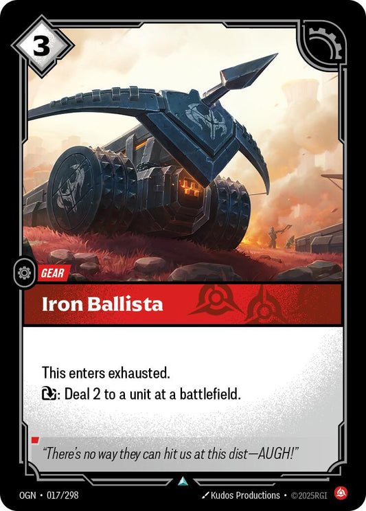 Iron Ballista [OGN - 017/298] - Atomili Collectables