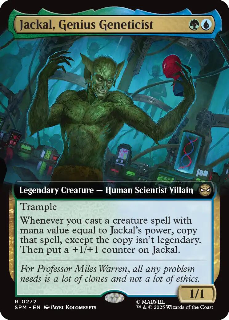 Jackal, Genius Geneticist (Extended Art) [SPM - 272] - Atomili Collectables