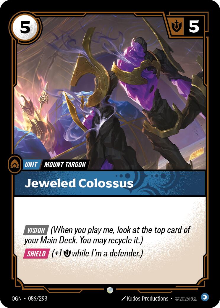 Jeweled Colossus [OGN - 086/298] - Atomili Collectables