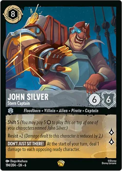 John Silver - Stern Captain [6 - 194/204] - Atomili Collectables