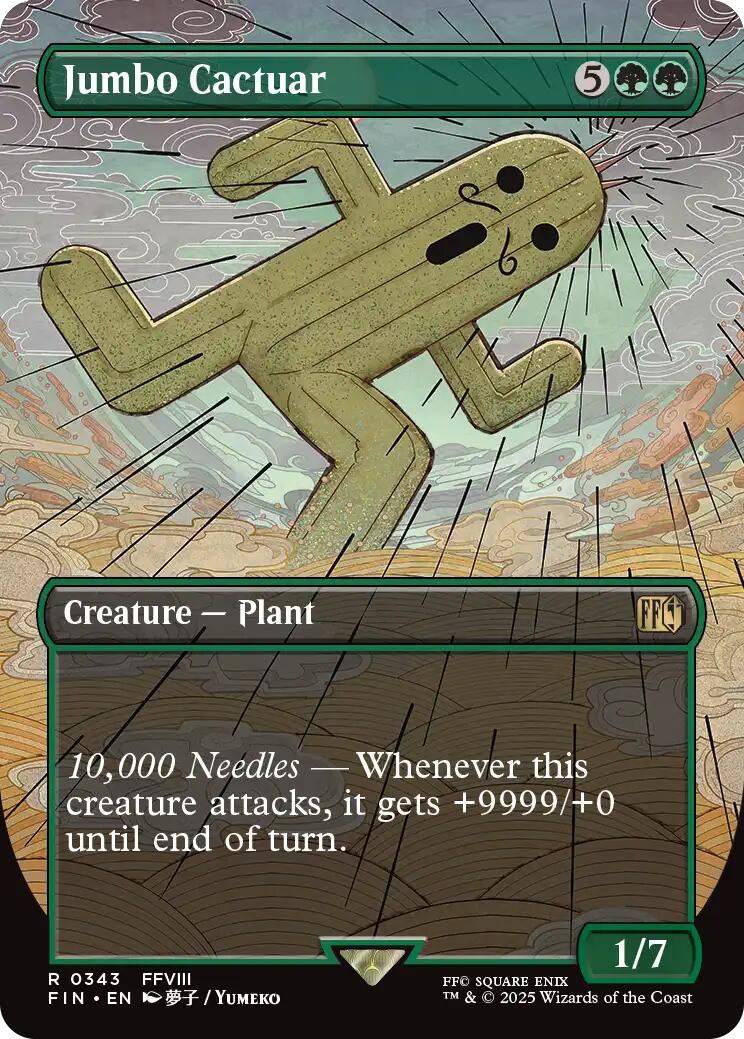 Jumbo Cactuar (Borderless) [FIN - 343] - Atomili Collectables