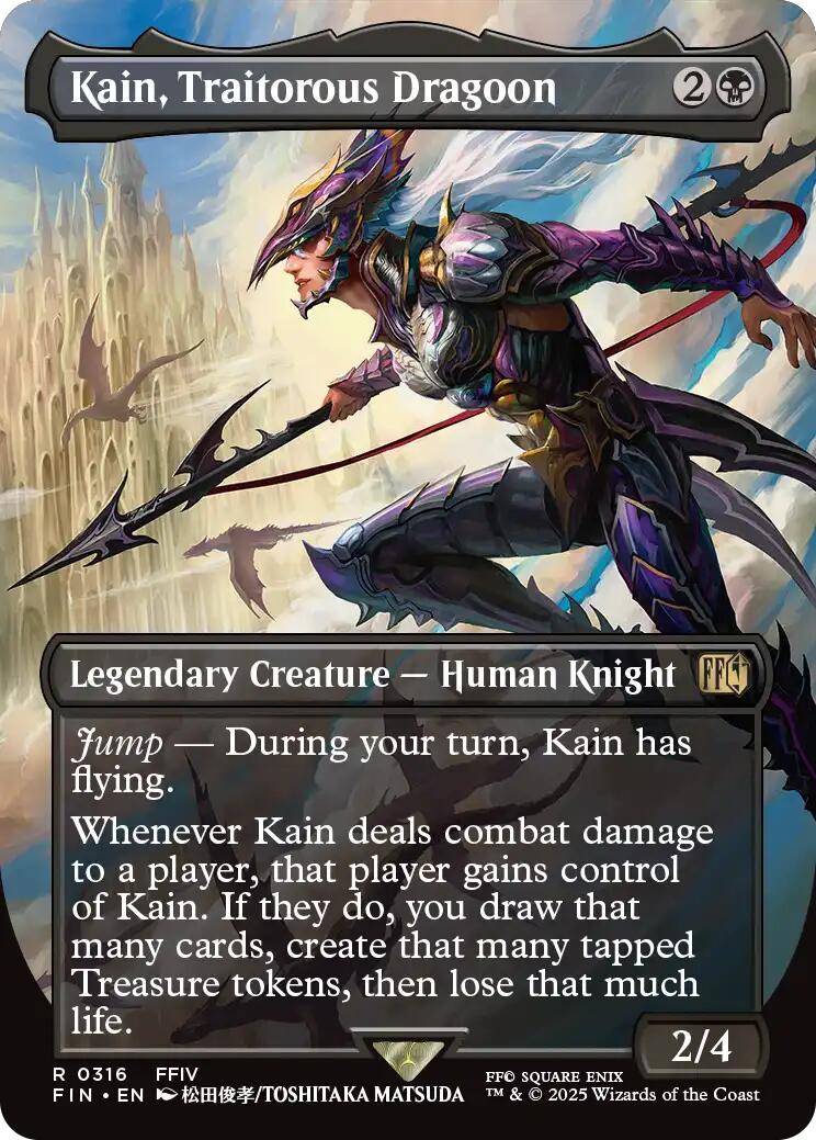 Kain, Traitorous Dragoon (Borderless) [FIN - 316] - Atomili Collectables