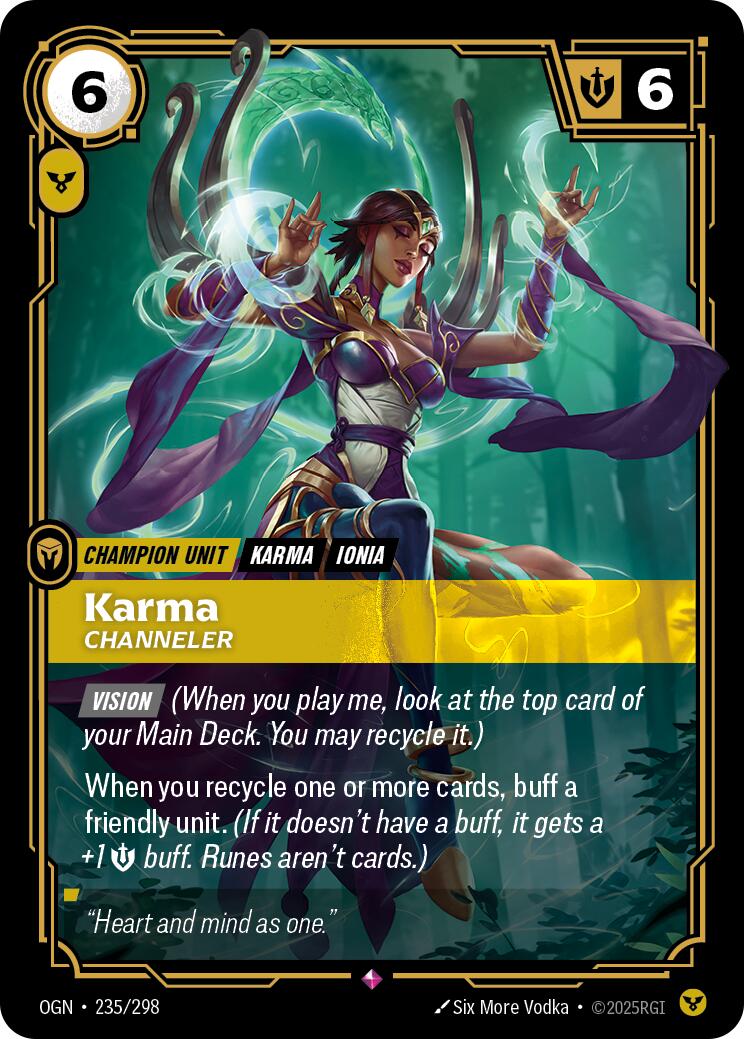 Karma - Channeler [OGN - 235/298] - Atomili Collectables