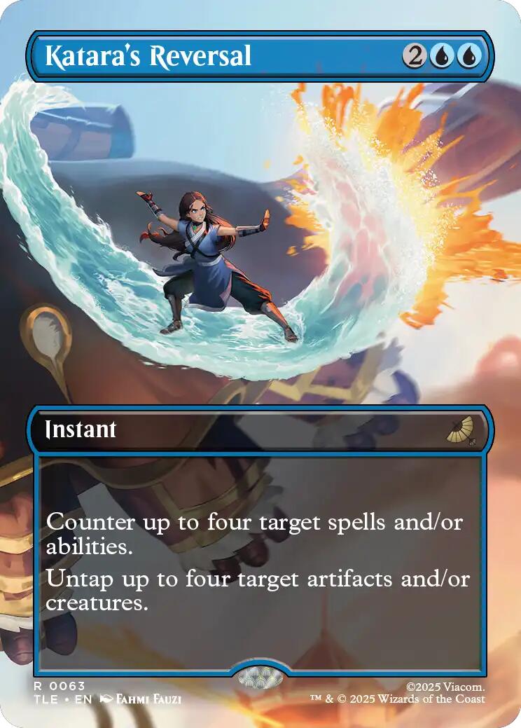 Katara's Reversal (Borderless) [TLE - 63] - Atomili Collectables