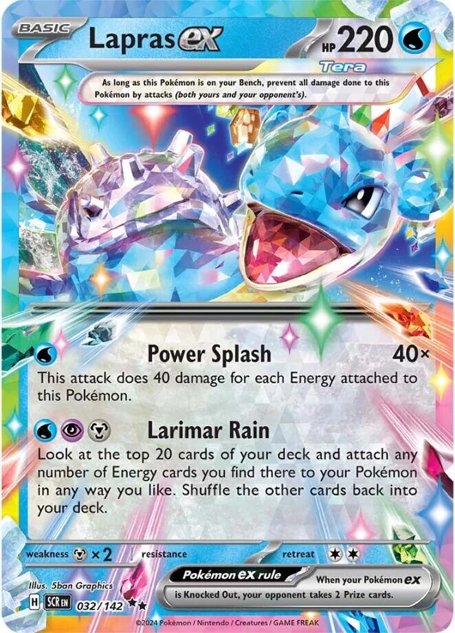 Lapras ex - 032/142 [SCR - 032/142] - Atomili Collectables
