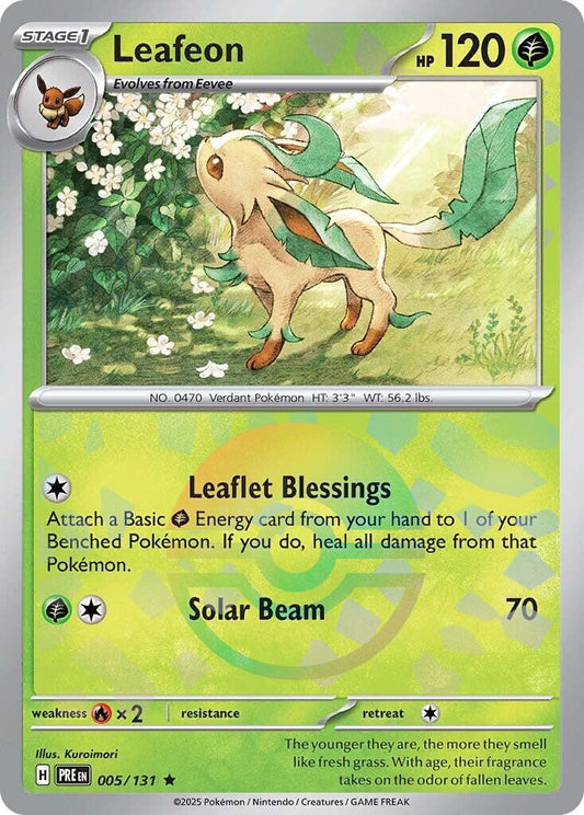 Leafeon (Poke Ball Pattern) [PRE - 005/131] - Atomili Collectables