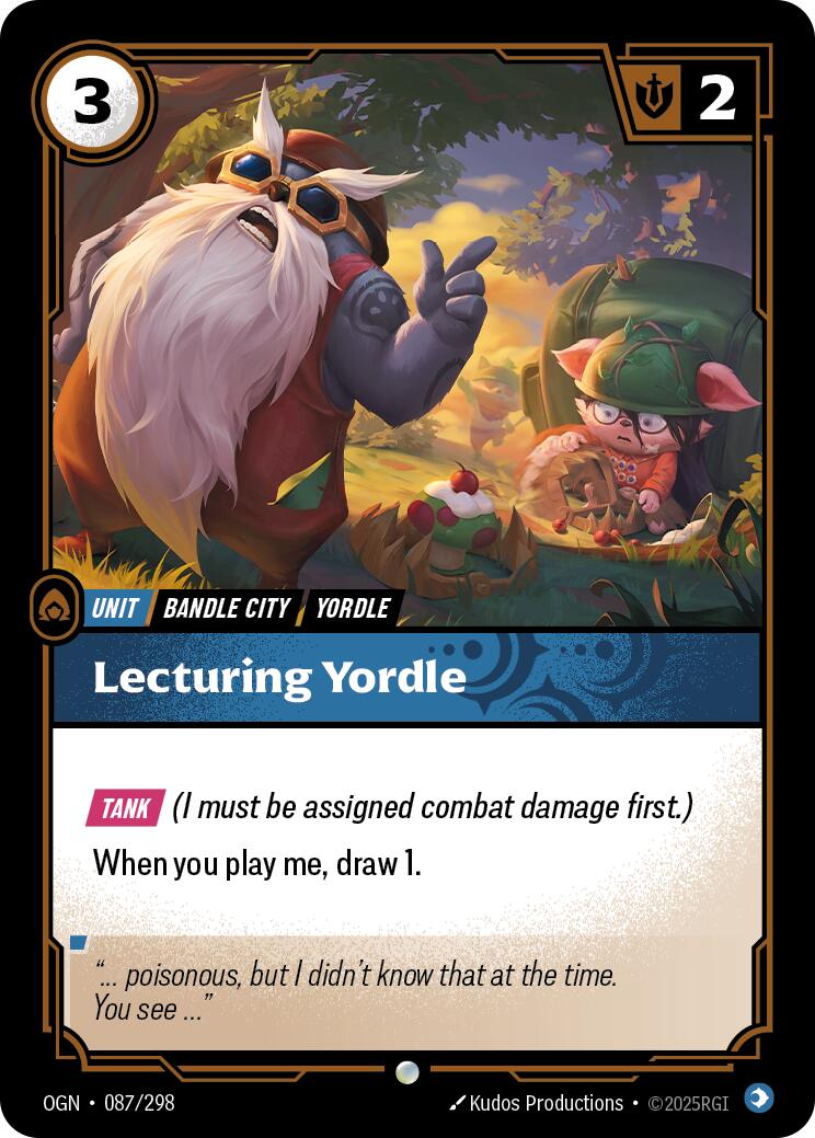 Lecturing Yordle [OGN - 087/298] - Atomili Collectables