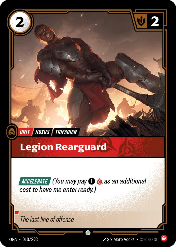 Legion Rearguard [OGN - 010/298] - Atomili Collectables