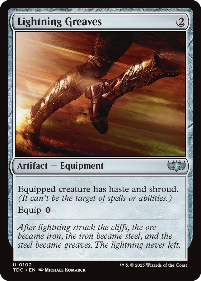 Lightning Greaves [TDC - 102] - Atomili Collectables