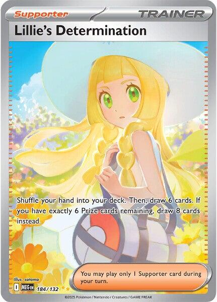 Lillie's Determination - 184/132 [MEG - 184/132] - Atomili Collectables
