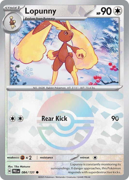 Lopunny (Poke Ball Pattern) [PRE - 084/131] - Atomili Collectables