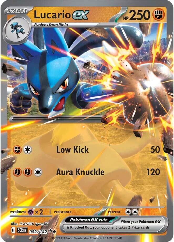 Lucario ex [SCR - 082/142] - Atomili Collectables