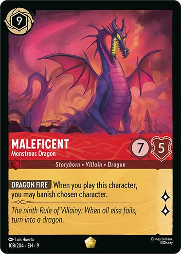 Maleficent - Monstrous Dragon [9 - 108/204] - Atomili Collectables