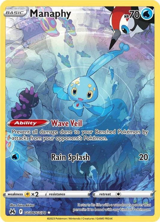 Manaphy - Crown Zenith: Galarian Gallery - Atomili Collectables
